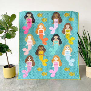 Mermaids Quilt Pattern - Elizabeth Hartman