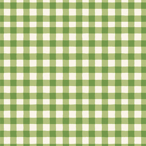 Marigold Small Plaid Of My Dreams Fern - Maureen Cracknell Art Gallery Fabrics