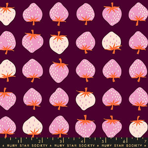 Strawberry Deep Plum (FQ) - Strawberry Kimberly Kight Ruby Star Society