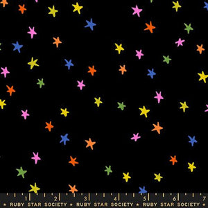 Starry Vivid Rainbow (FQ) - Alexia Abegg Ruby Star Society Fabrics