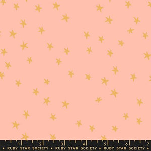 Starry New Peach (FQ)- Alexia Abegg Ruby Star Society Fabrics