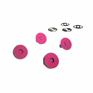 Coloured Magnetic Snaps Pink - Sassafras Lane Designs