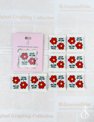 Minki Kim Camellia Woven Labels (8) - Minki Kim Sewing Illustration