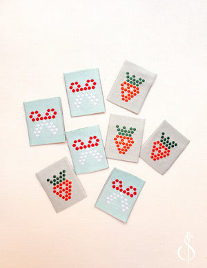 Minki Kim Mosaic Woven Labels (8) - Minki Kim Sewing Illustration
