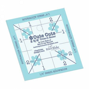 Cute Cuts 2 3/4” Square Ruler - Lori Holt for RBD Design