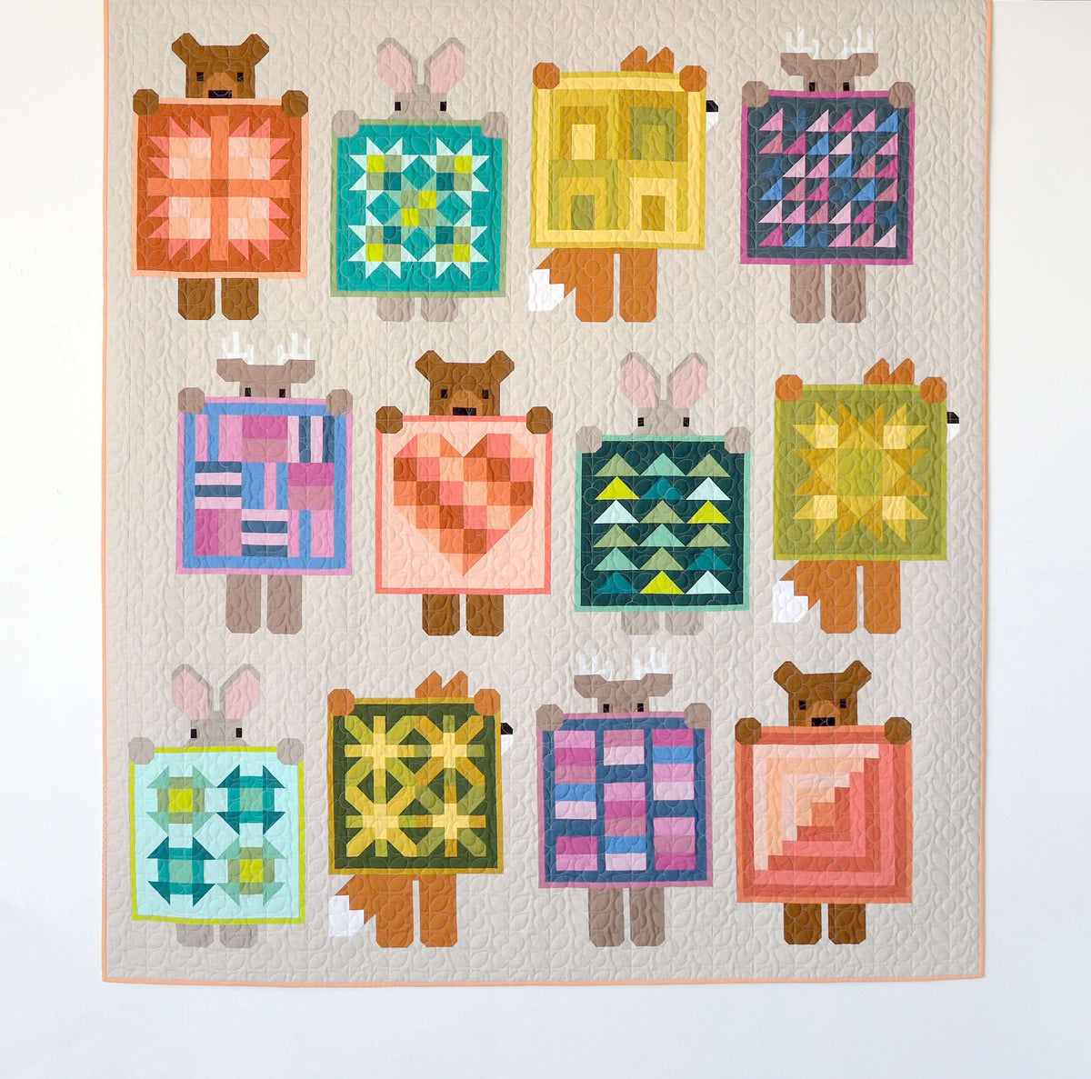 Show and Tell Quilt Pattern – Elizabeth Hartman – Rainbow Stash