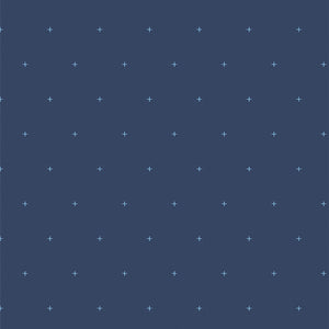 True Blue Handstitched Fog  - Maureen Cracknell Art Gallery Fabrics