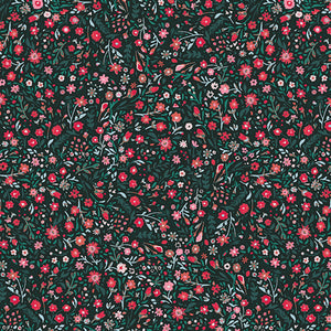 Wintertide Blooms Holly - Wintertale by Katarina Roccella for Art Gallery Fabrics