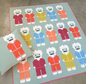 Yetis In Pajamas Quilt Pattern - Elizabeth Hartman