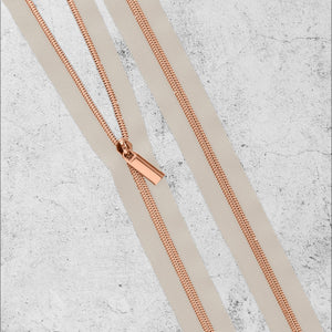 Zippers By The Yard Natural & Rose Gold - Sallie Tomato