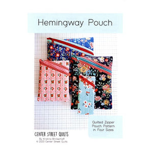 Hemingway Pouch Pattern - Center Street Quilts