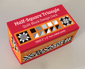 Half Square Triangle Quilt Builder Card Deck - C & T Publishing
