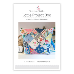 Lottie Project Bag Pattern - Emma Di Stefano Treehouse Textiles