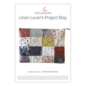 Linen Lover's Project Bag Pattern - Emma Di Stefano Treehouse Textiles