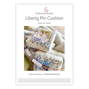 Liberty Pin Cushion Pattern - Emma Di Stefano Treehouse Textiles