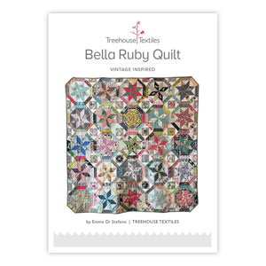 Bella Ruby Quilt Pattern - Emma Di Stefano Treehouse Textiles