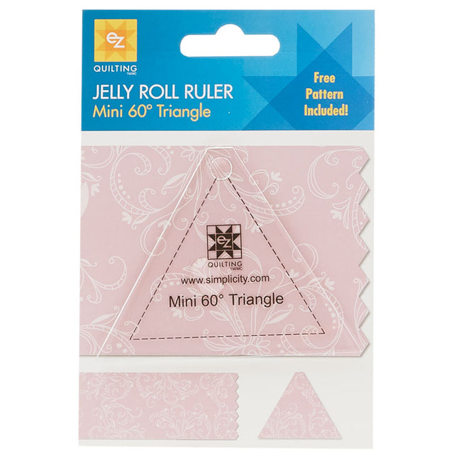 Mini 60 Degree Jelly Roll Ruler - EZ Quilting