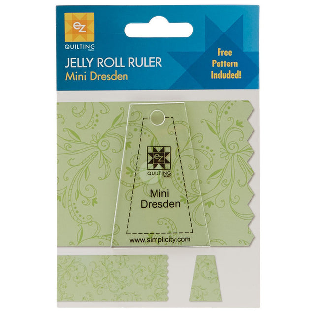 Mini Dresden Ruler Mini Dresden Jelly Roll Ruler - EZ Quilting – Rainbow Stash
