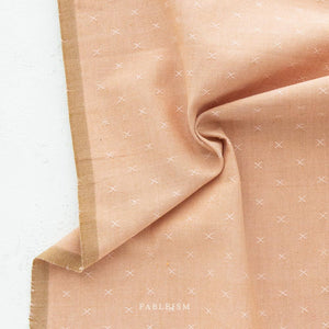 Pink Sand Sprout Woven Fat Quarter - Fableism Supply Co