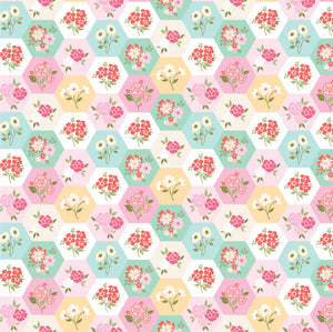 Good Day Multi Rosy Cheeks (FQ) - Lori Woods Poppie Cotton