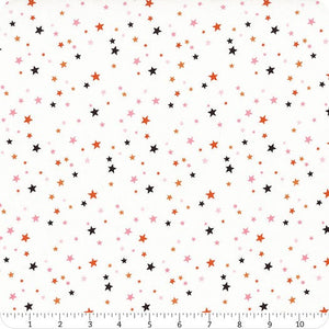 Hey Pumpkin Stars White (FQ) - My Mind's Eye Riley Blake Designs