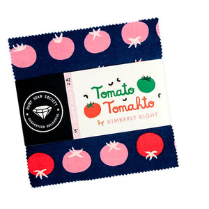 Tomato Tomahto 5” Charm Square Pack -  Kimberly Kight for RSS