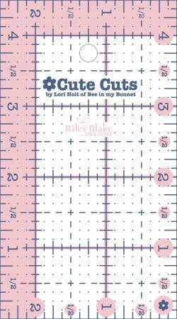 Cute Cuts Ruler 2 1/2” x 4 1/2” - Lori Holt for RBD Design – Rainbow Stash