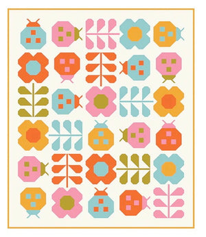 Hello Spring Mock Up #1 Quilt Kit (Option A) - Pen and Paper Patterns