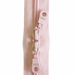 Zipper 30” Crystal Pink Double Pull - ABQ Designs