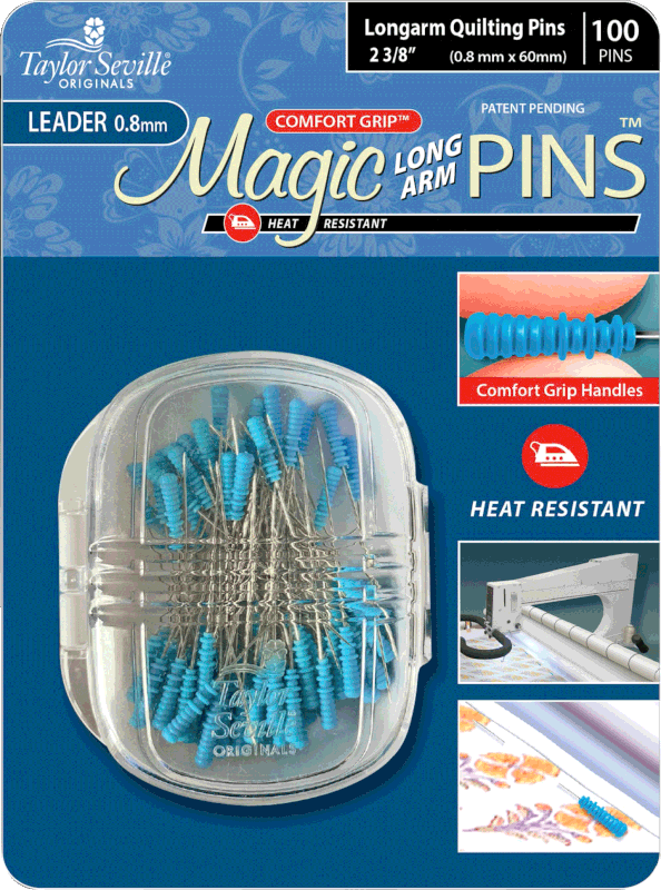 Long Arm Leader Pins (100) -Taylor Seville Magic Pins