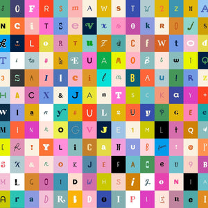 Selvedge Letters - Ruby Star Society Collaboration