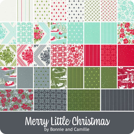 Merry Little Christmas Layer Cake - Bonnie & Camille for Moda