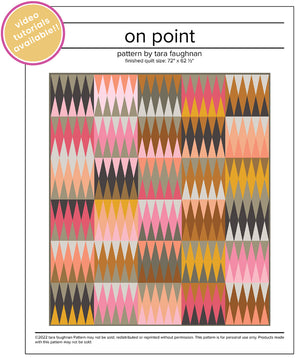 On Point Quilt Pattern - Tara Faughnan