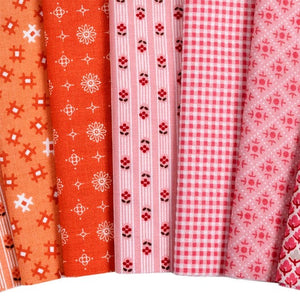 Prim Melon/Rose Fat Quarter Bundle - Lori Holt for Riley Blake Designs