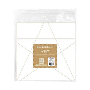 Lori Holt 10" Star Foundation Papers - Lori Holt Bee In My Bonnet