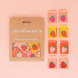 Strawberry Multipack Label - Sarah Hearts Labels