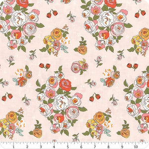 Sunsetridge Blush Main Floral Print - Minki Kim for Riley Blake Designs