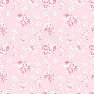Vintage Rose Soft Pink Elise - Terri Henson for Poppie Cotton