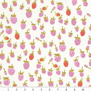 Strawberry Lilac Wideback 108" - Heather Ross 20th Anniversary Collection