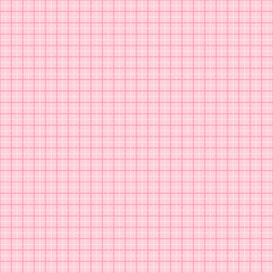 Hello Spring Light Pink Plaid Fat Quarter - Meags and Me for  Clothworks