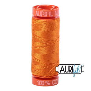Bright Orange Aurifil Cotton Thread (1133)