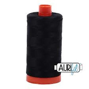 Black Aurifil Cotton Thread Large Spool (2692)