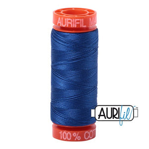 Medium Blue Aurifil Cotton Thread (2735)