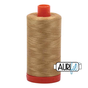 Light Brass Aurifil Cotton Thread Large Spool (2920)