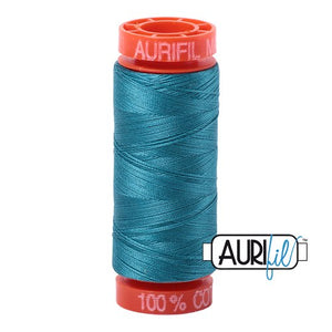 Dark Turquoise Aurifil Cotton Thread (4182)