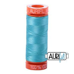 Bright Turquoise  Aurifil Cotton Thread (5005)