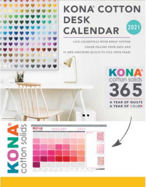 KONA COTTON 2021 DESK CALENDAR