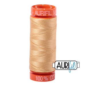 Ochre Yellow Aurifil Cotton Thread (5001)