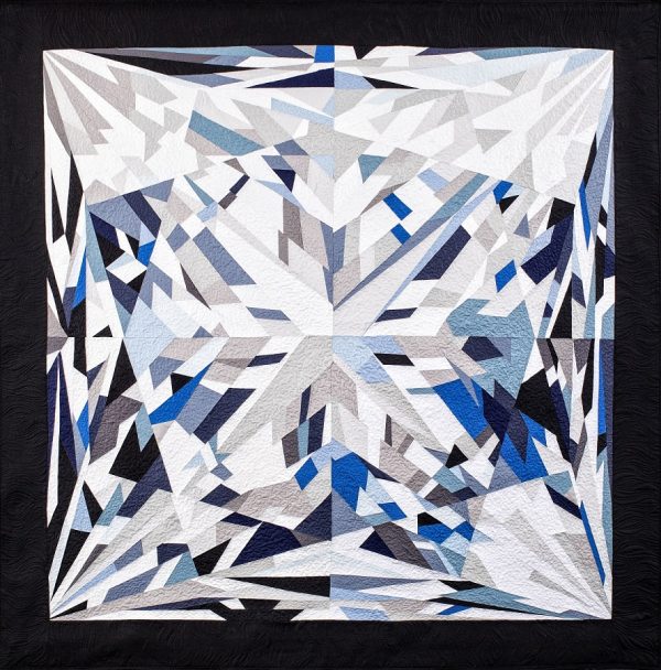 ELIZABETH Blue Diamond Quilt Kit bundle