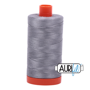 Grey Aurifil Cotton Thread Large Spool (2605)